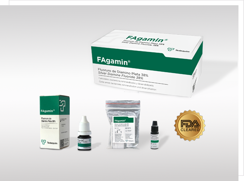 FAgamin® Fluoruro de Diamino Plata 38 FDA gotero x 1 ml gotero x 5 ml